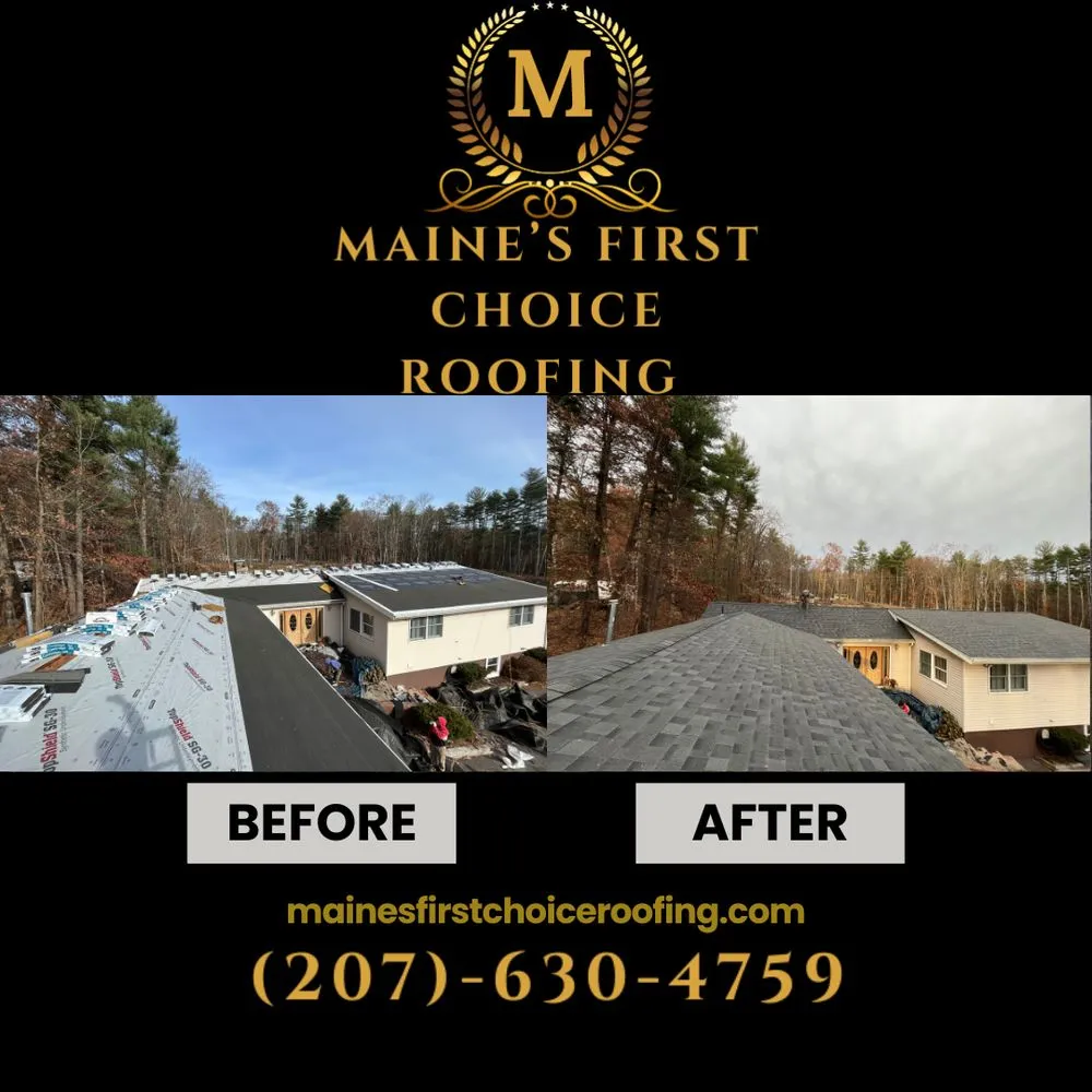 Slide of Maine's First Choice Roofing