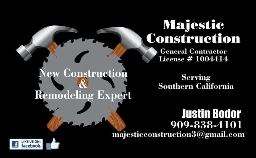 Slide of Majestic Construction