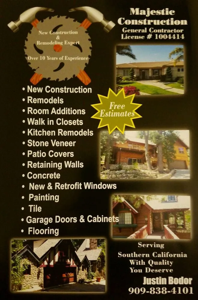 Slide of Majestic Construction