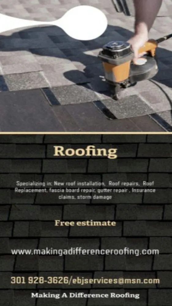 Slide of Making A Difference Roofing