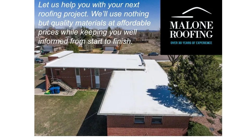 Slide of Malone Roofing