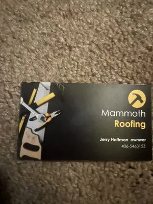 Mammoth Roofing Logo