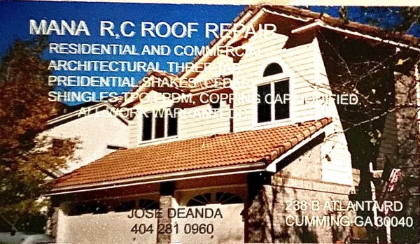 Mana RC Roof Repairs Logo