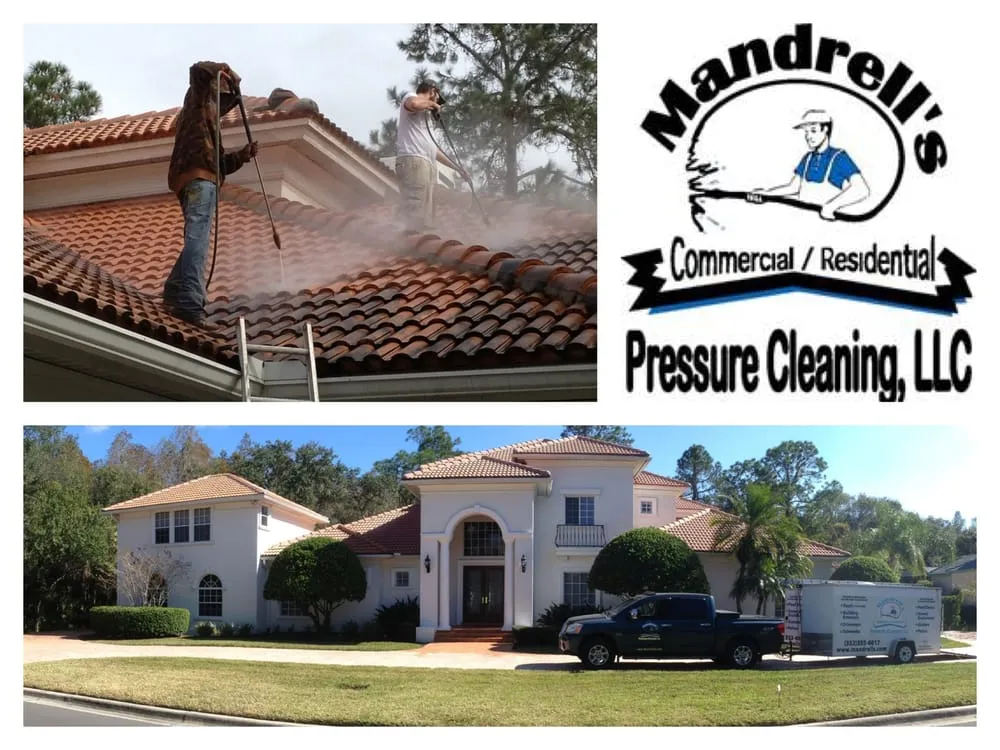 Slide of Mandrell's Pressure Cleaning
