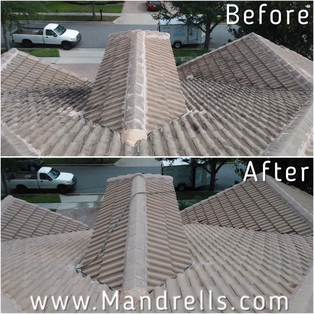 Slide of Mandrell's Pressure Cleaning