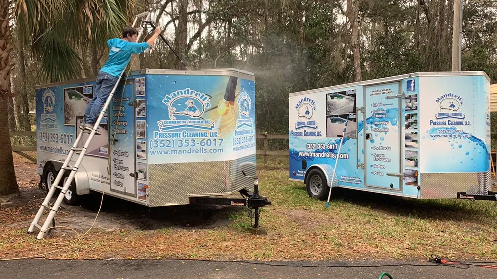 Slide of Mandrell's Pressure Cleaning