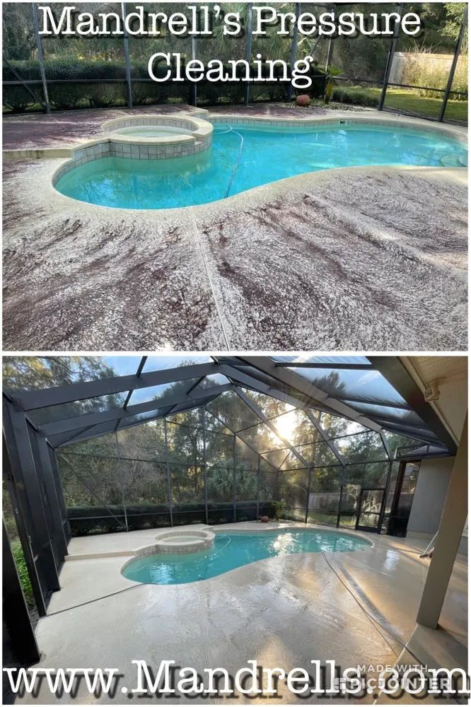 Slide of Mandrell's Pressure Cleaning