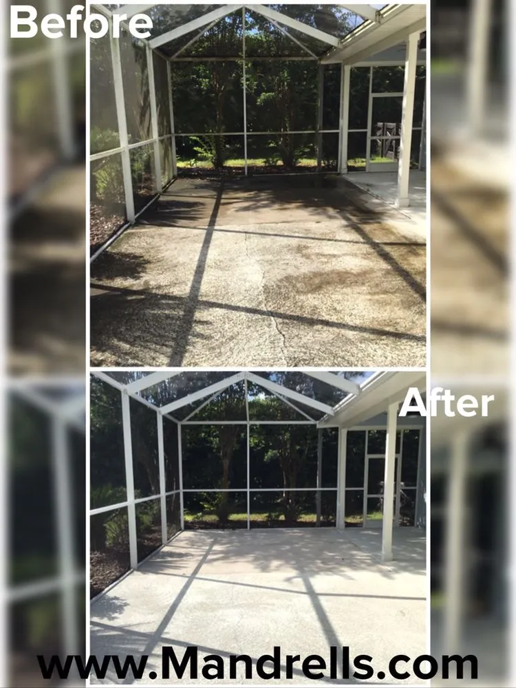 Slide of Mandrell's Pressure Cleaning