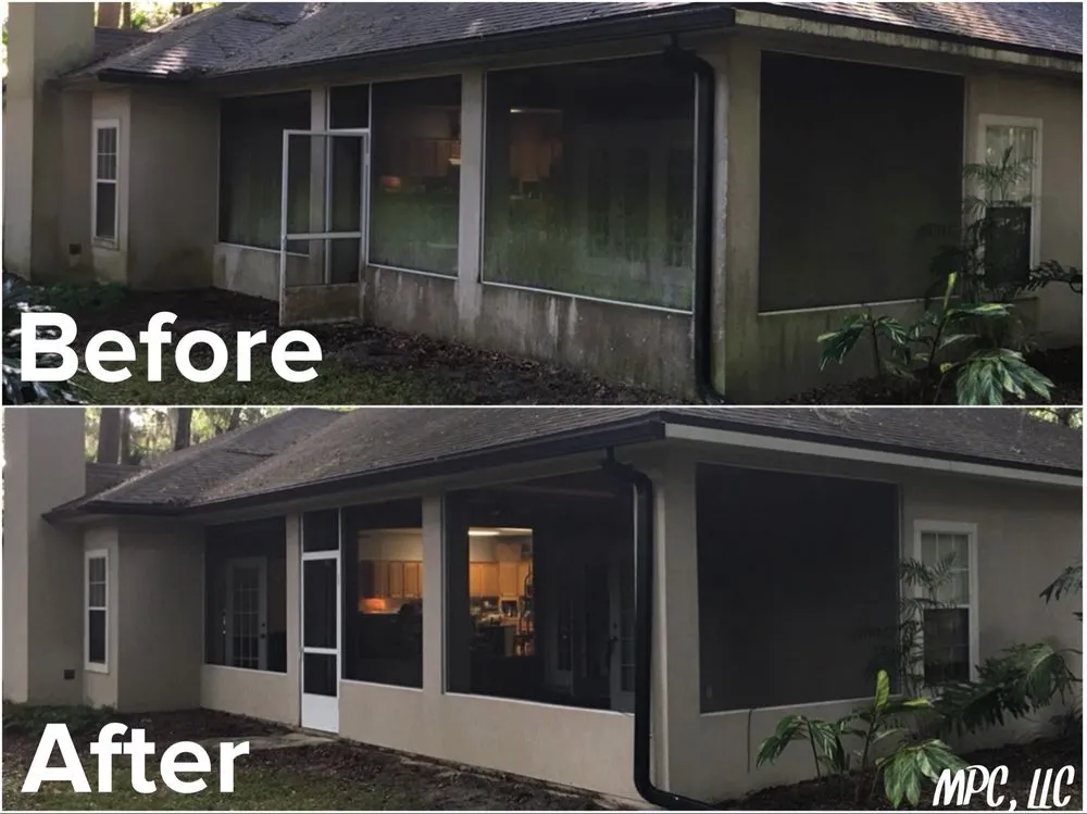 Slide of Mandrell's Pressure Cleaning