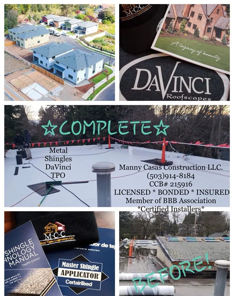 Slide of Manny Casas Construction LLC.