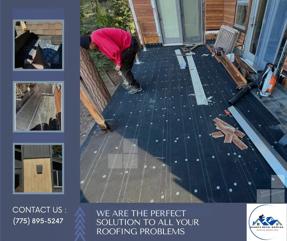 Slide of Manny's Metal Roofing