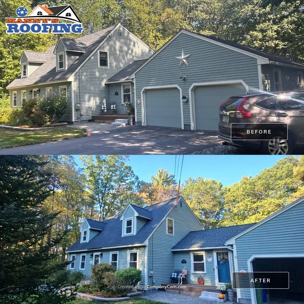 Slide of Manny's Roofing