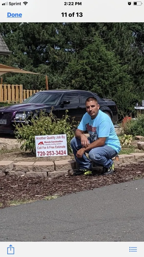 Slide of Manzie Construction