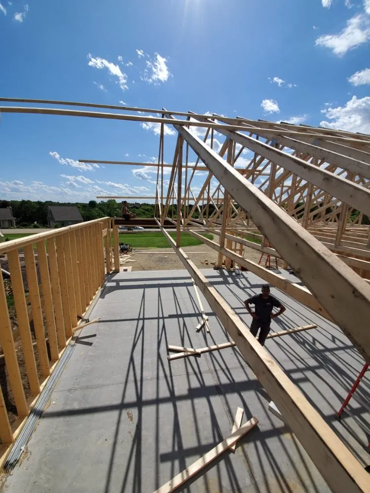 Slide of Mapes Construction