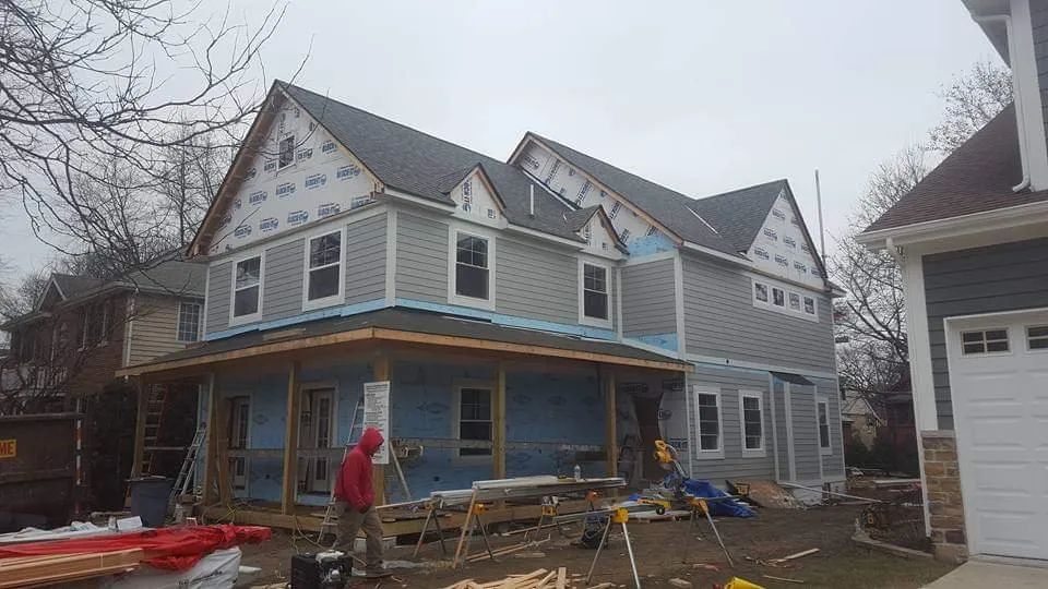 Slide of Mapes Construction