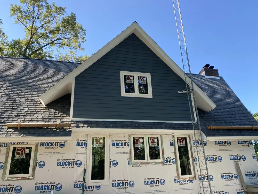 Slide of Mapes Construction