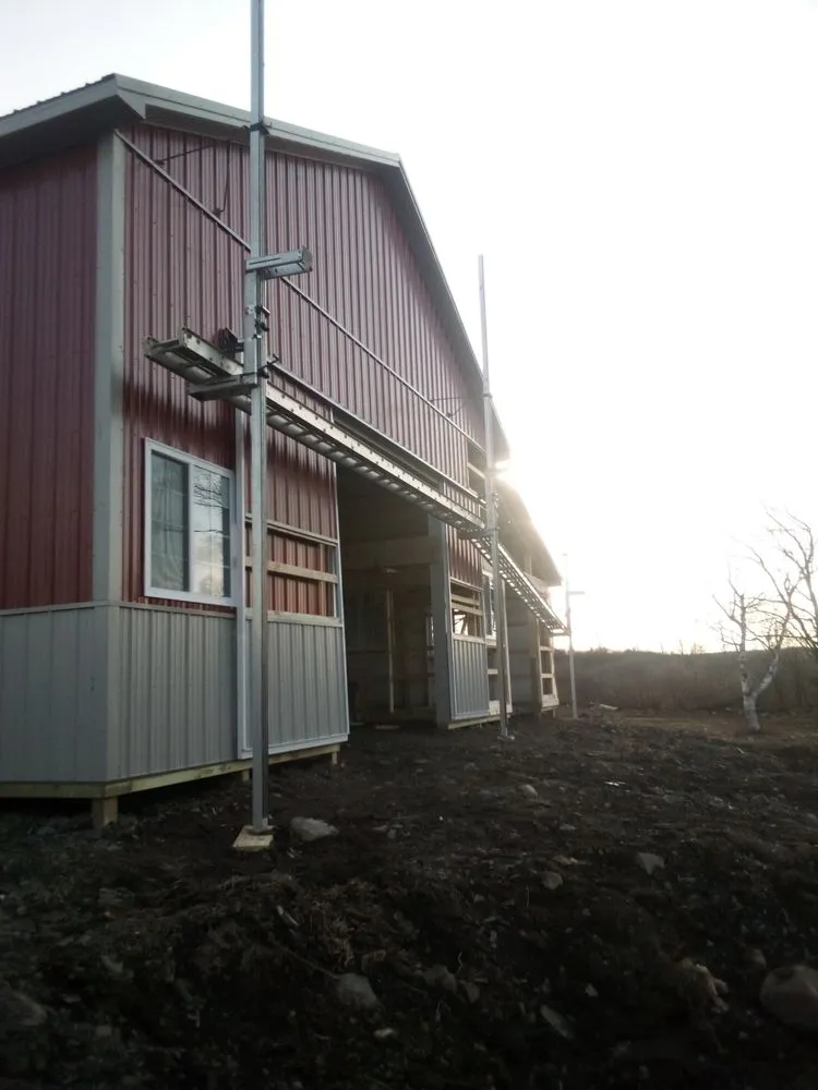 Slide of Maple Lane Construction
