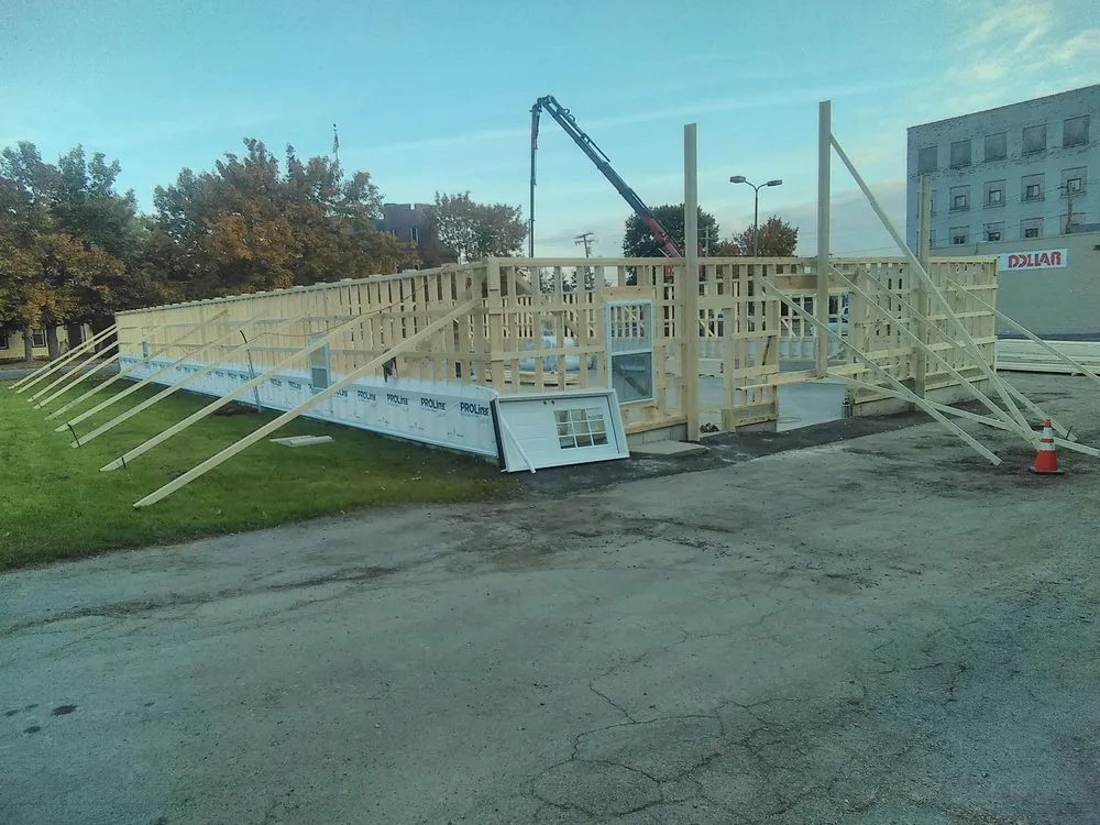 Slide of Maple Lane Construction