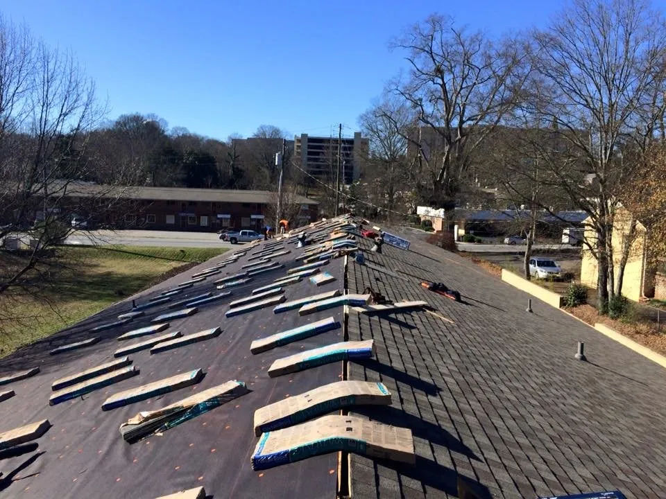 Slide of Marietta Roofing company