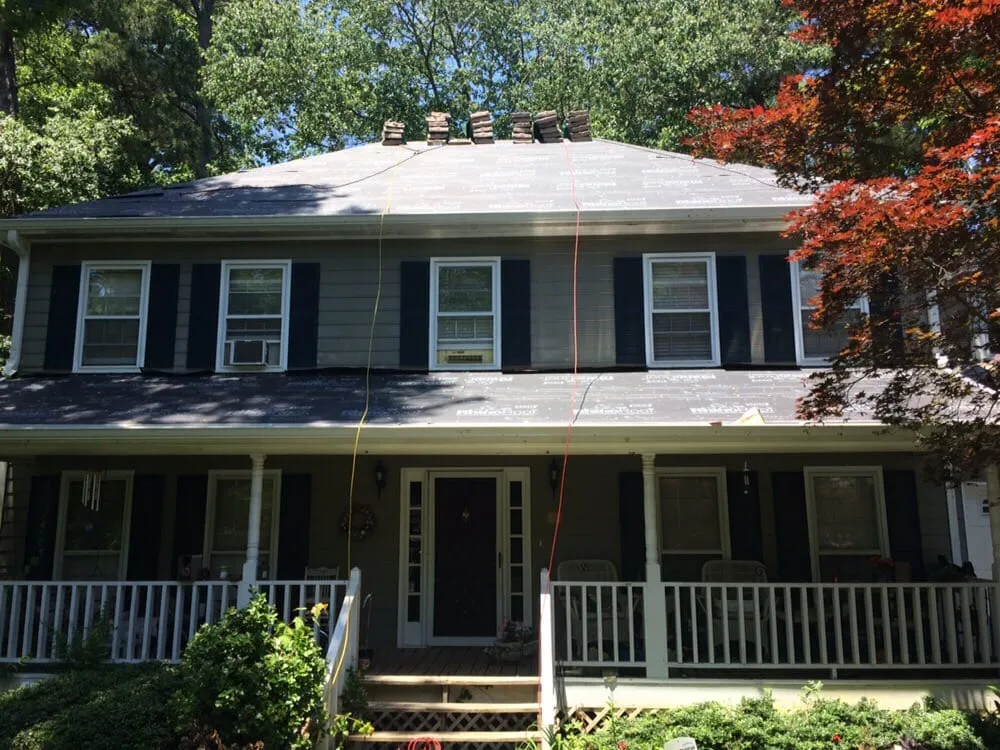 Slide of Marietta Roofing company