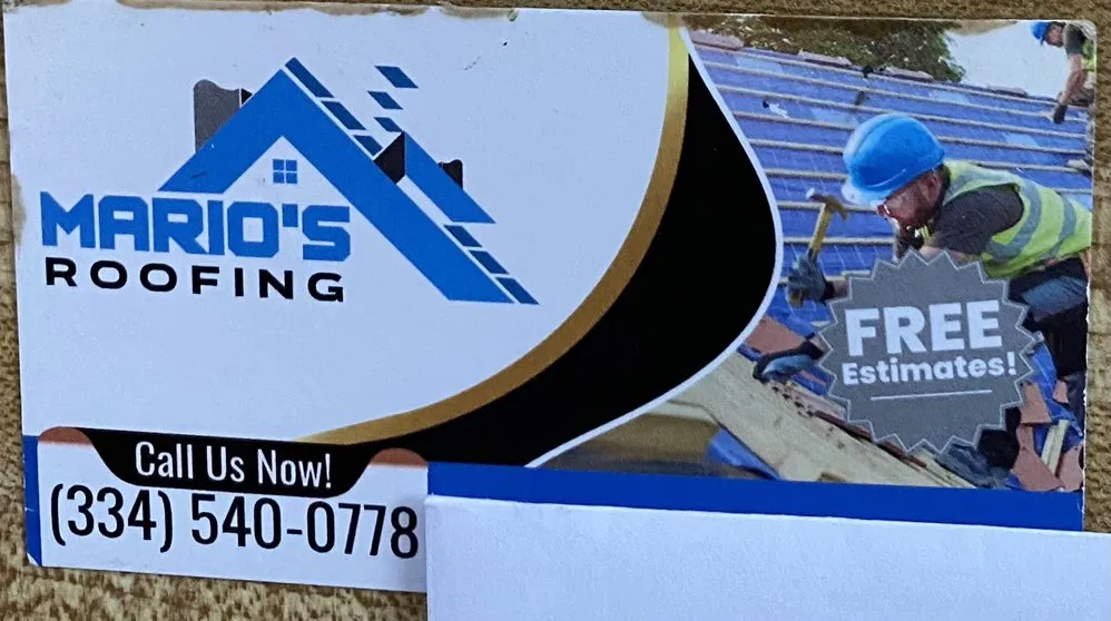 Slide of Mario’s Roofing