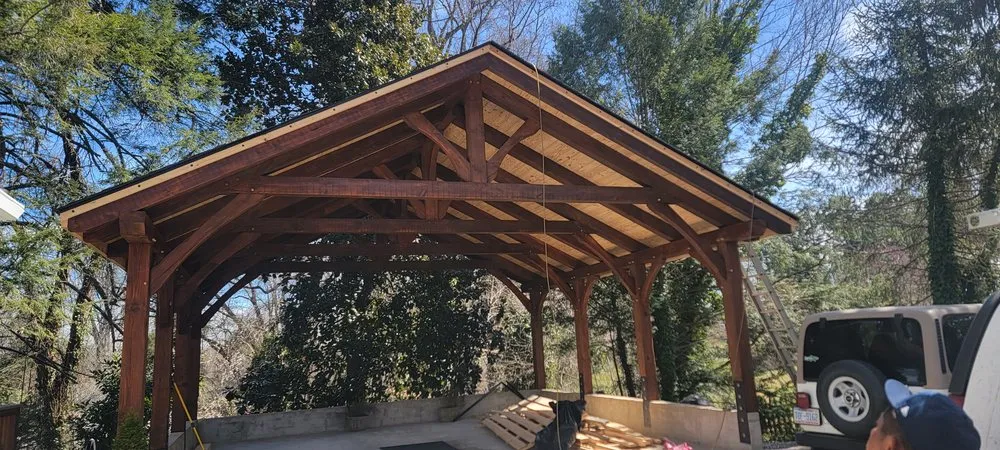 Emergency roof installation in Pinnacle, NC - Mark Hiatt Construction