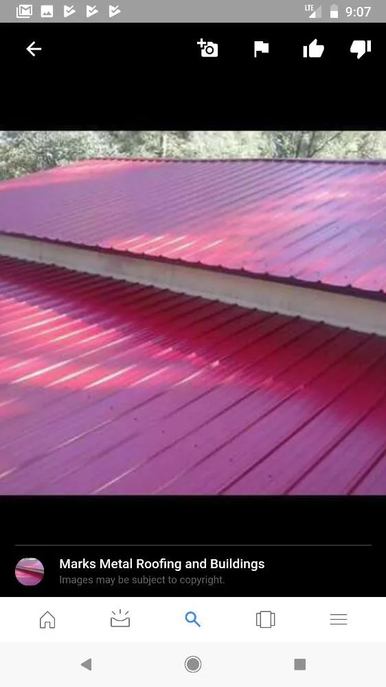 Slide of Marks Metal Roofing