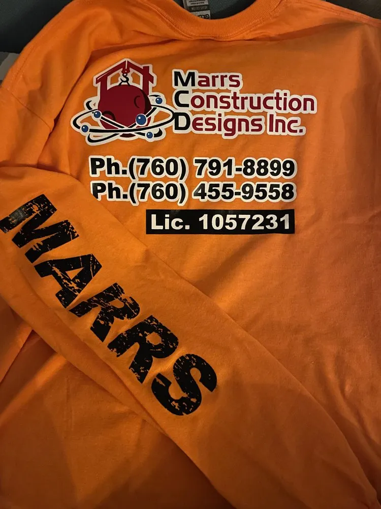 Slide of Marrs Construction Designs