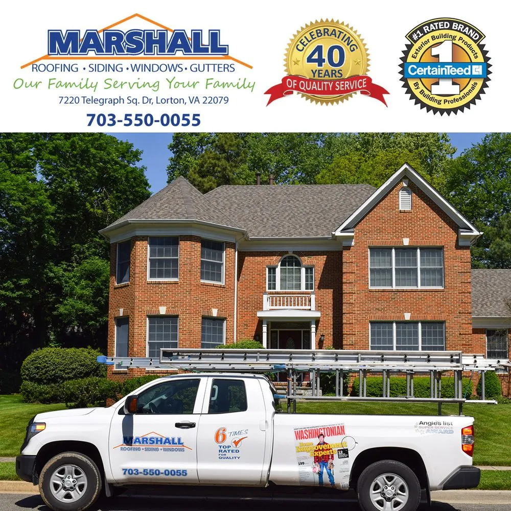 Slide of Marshall Roofing Siding & Windows