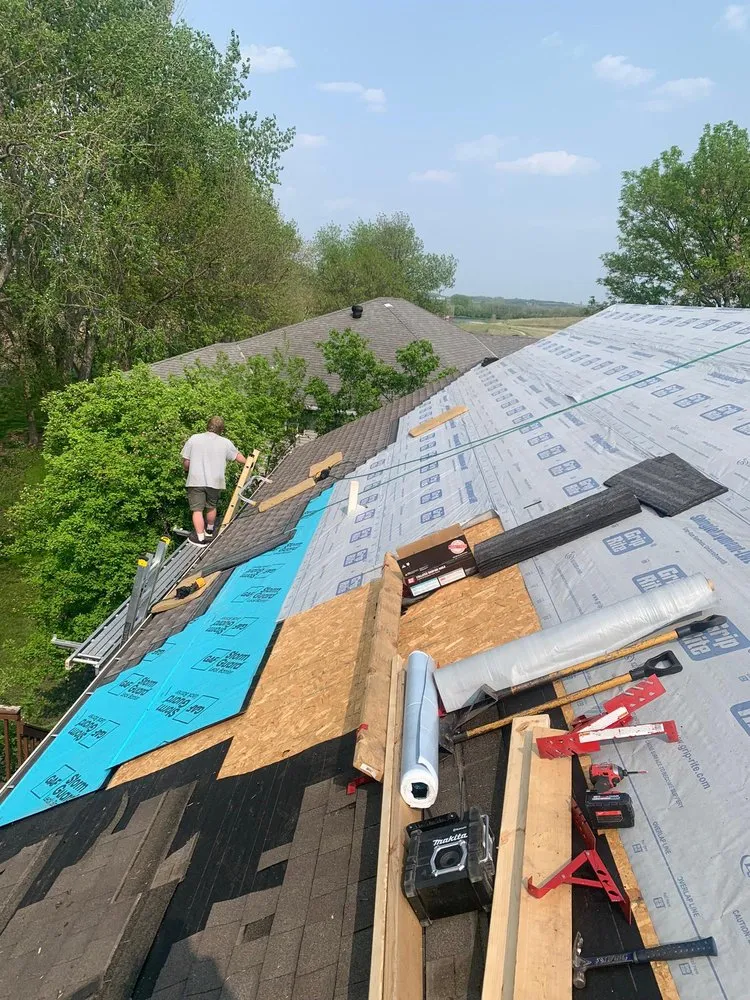 Emergency metal roofing installation in Dalton, MN - Martens Contracting