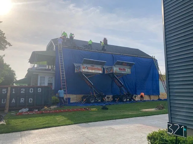 Slide of Martin Roofing Company