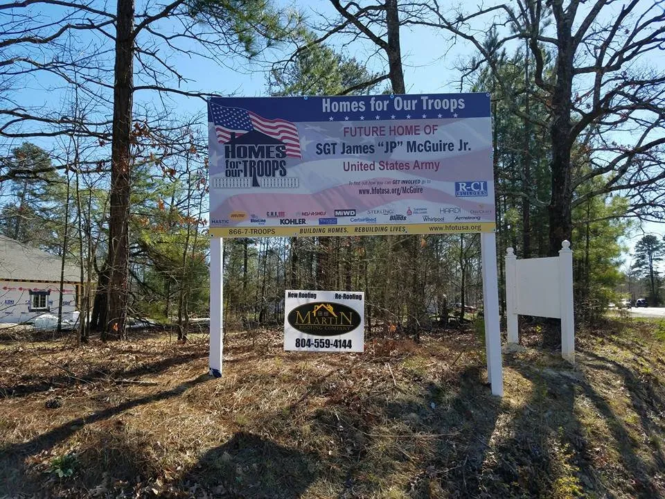 Slide of Martin Roofing Company