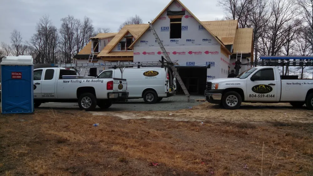 Slide of Martin Roofing Company