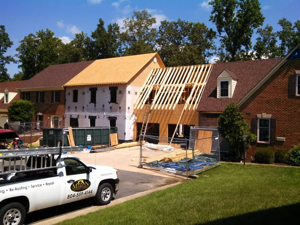 Slide of Martin Roofing Company