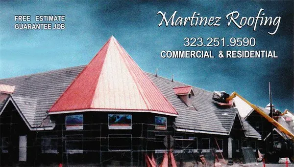 Martinez Roofing Logo