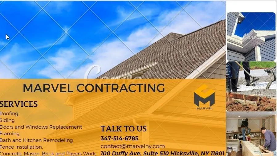 Slide of Marvel Contracting