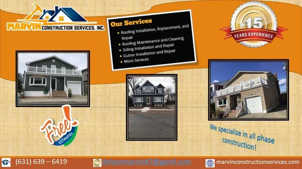 Slide of Marvin Construction Service