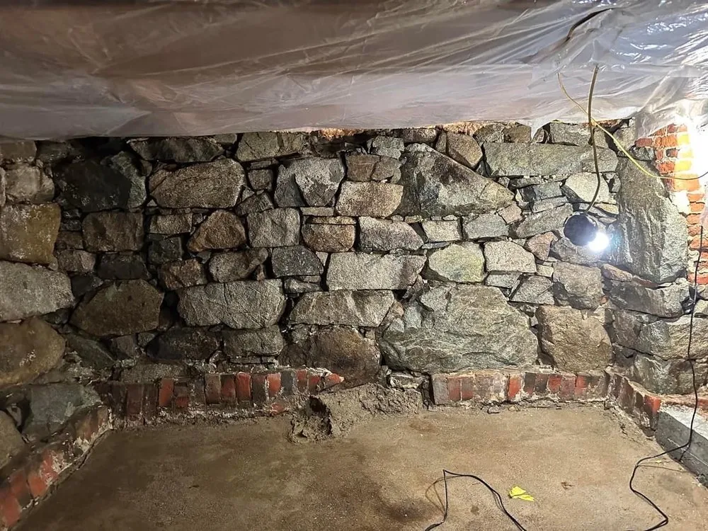 Slide of Mass-wide masonry and waterproofing