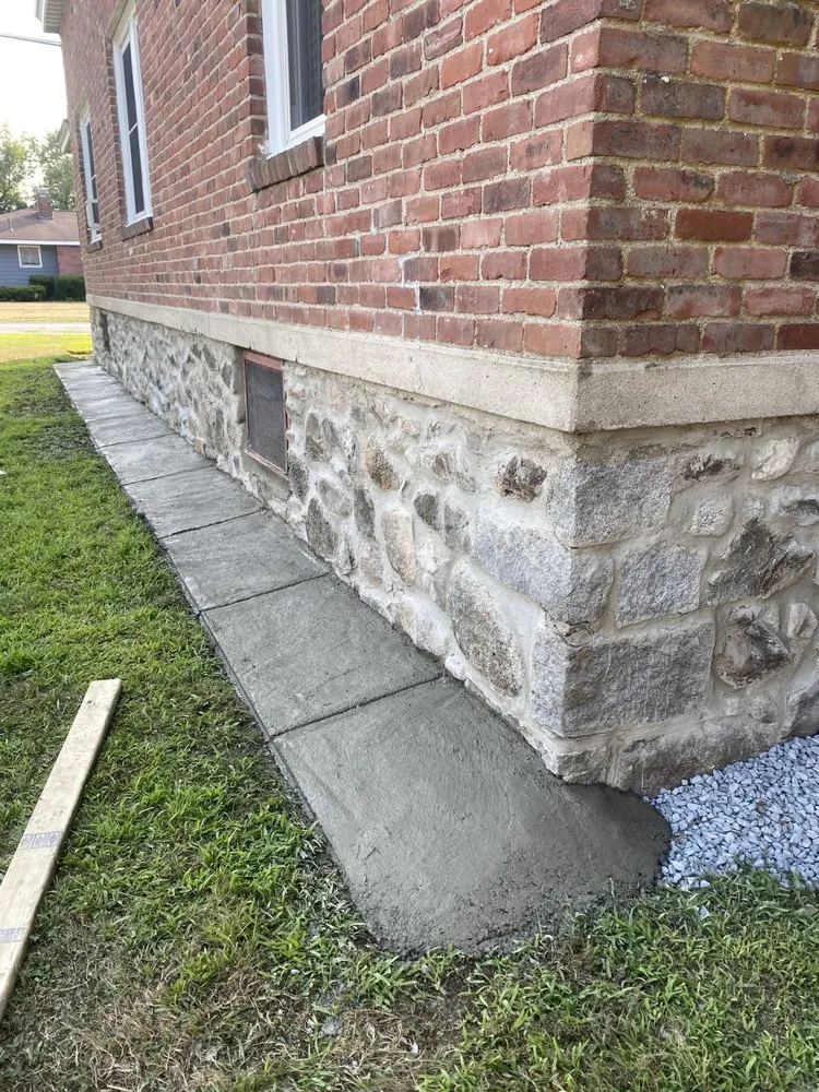 Slide of Mass-wide masonry and waterproofing