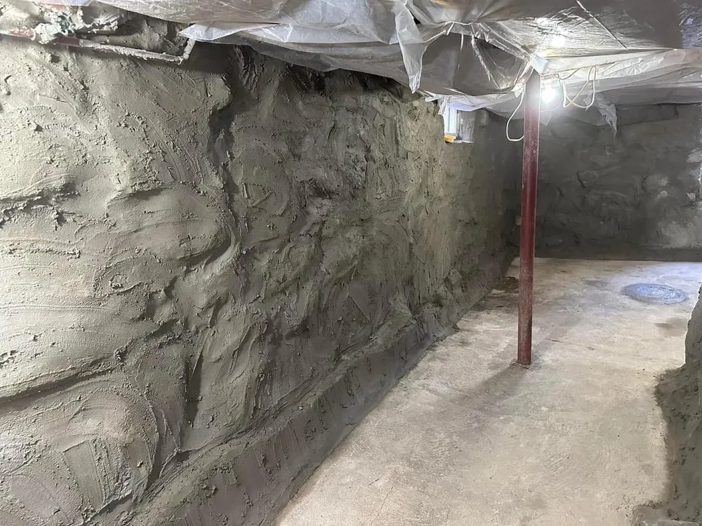 Slide of Mass-wide masonry and waterproofing