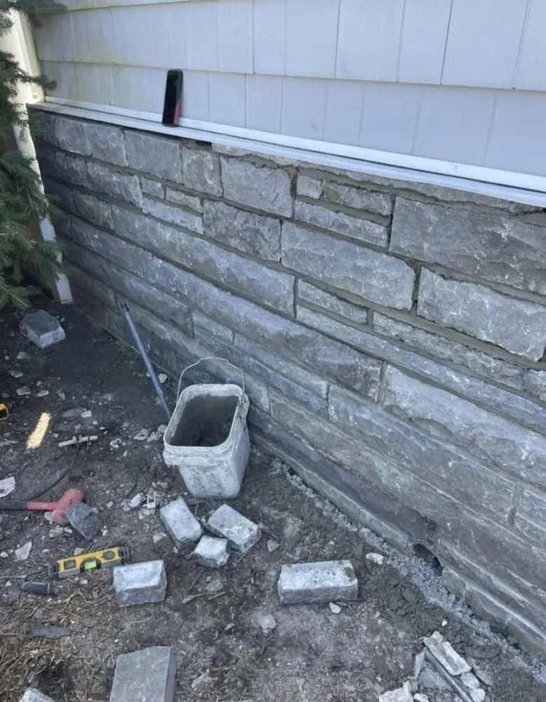 Slide of Mass-wide masonry and waterproofing