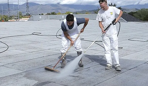 Slide of Mast Roofing