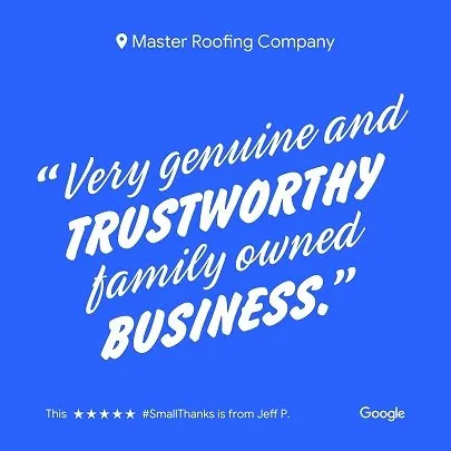 Slide of Master Roofing Company
