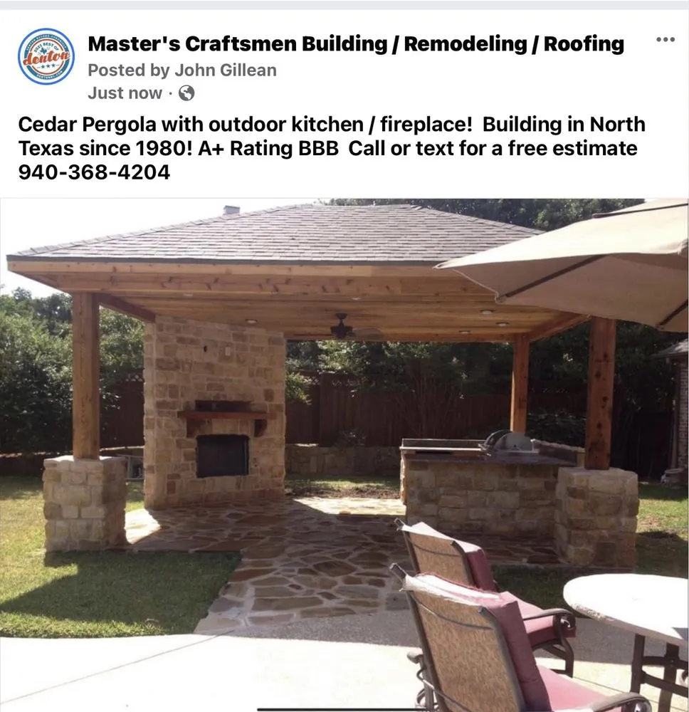 Slide of Master's Craftsmen Building Remodeling Roofing