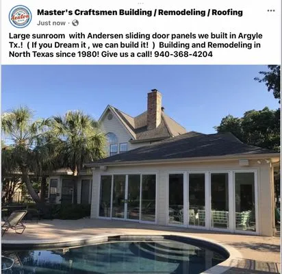 Master's Craftsmen Building Remodeling Roofing Logo