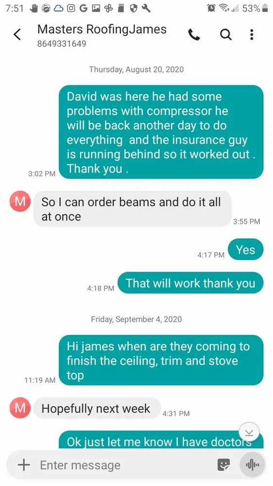 Slide of Masters Of Roofing