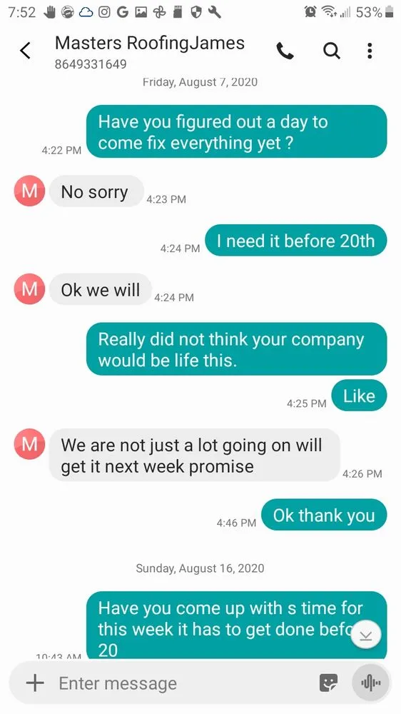 Slide of Masters Of Roofing