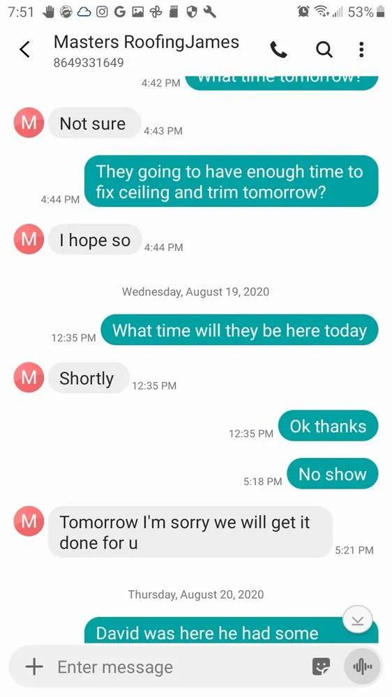 Slide of Masters Of Roofing