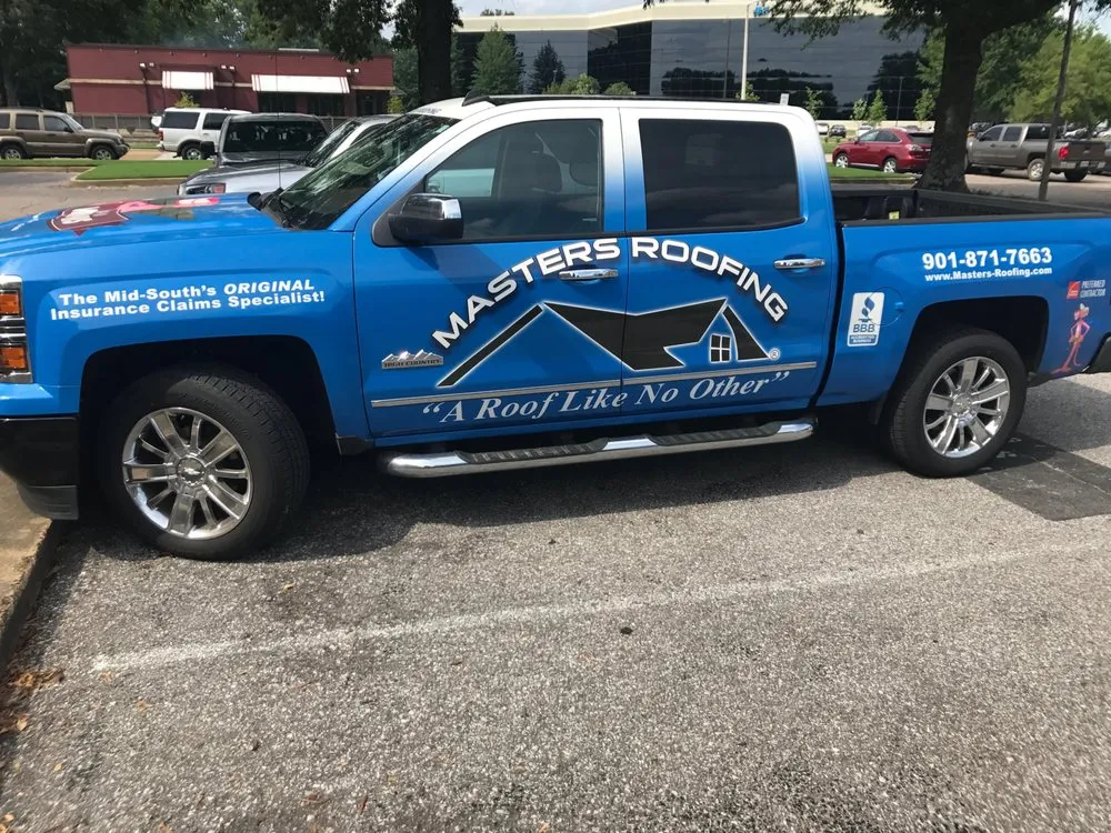 Slide of Masters Roofing