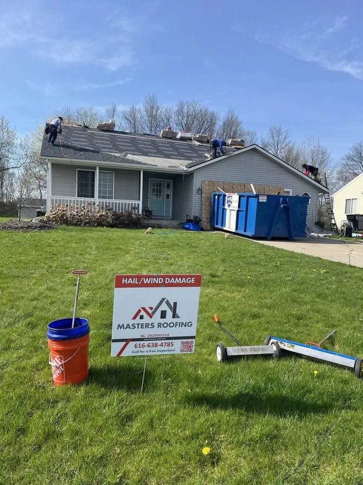 Slide of Masters Roofing